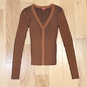 NWOT STAUD Women’s Cargo Ribbed Cardigan